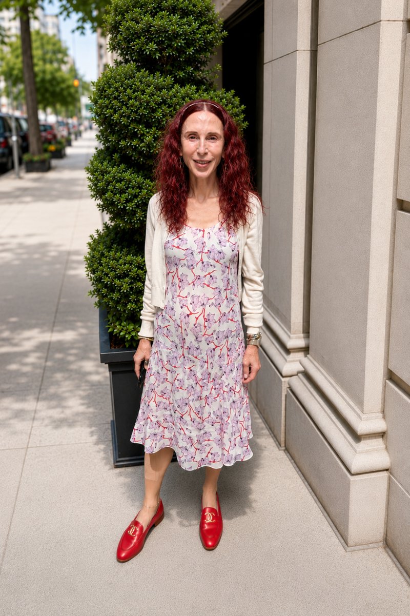 Dr. Jennifer B. Naidich outside her office on East 58th Street